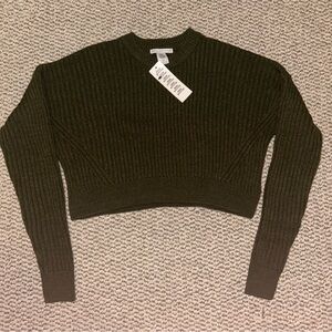 Urban Outfitters Olive Ribbed Sweater